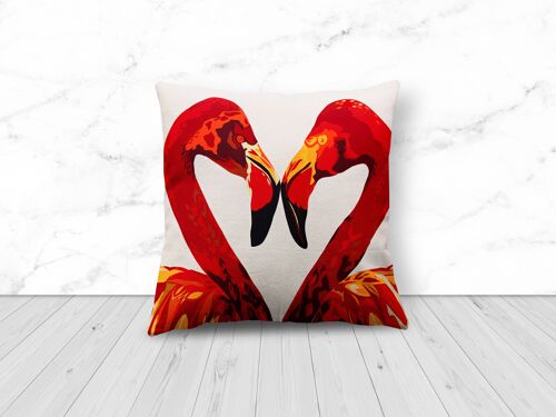 SCARLET CUSHION 1 LEFT! - 48cm - large scarlet cushion