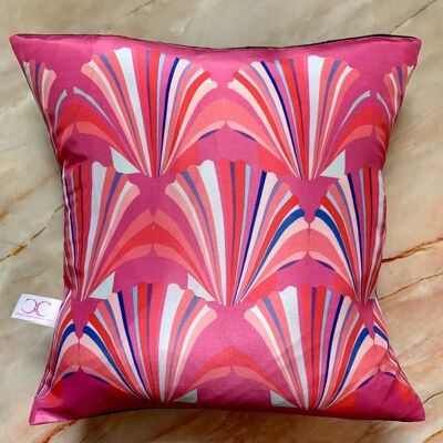 Silk Pink Shell Cushion SAMPLE 1 LEFT