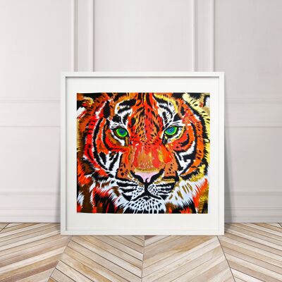 TIGRE - B - carta - 16,5" x 16,5"