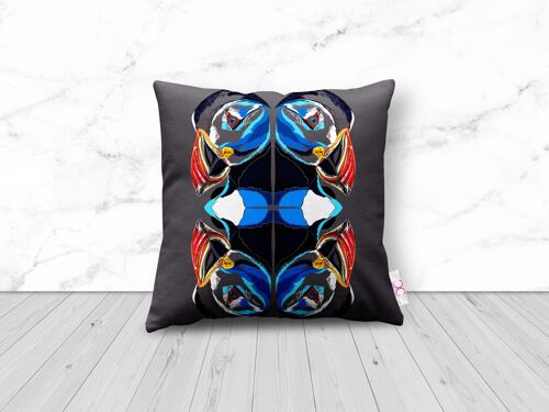 PERPLEXED PUFFINS - 48cm - large Perfect puffin cushion