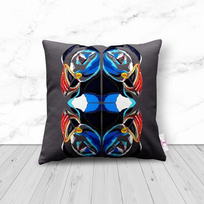 PERPLEXED PUFFINS - 48cm - large Perfect puffin cushion
