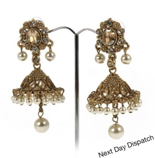 Anarkali petite Earring | Kyles Collection, Siam beads