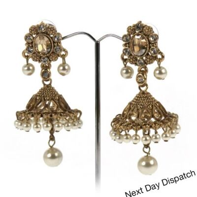 Anarkali petite Earring | Kyles Collection, Siam beads