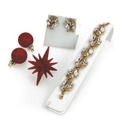 Kyles Collection | Amravati Bracelet Set | Earrings Set, Antique Bronze