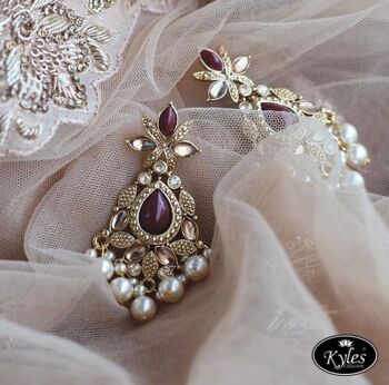 Collection Kyle | Boucles d'oreilles pendantes | Boucles d'oreilles émeraude 13 3