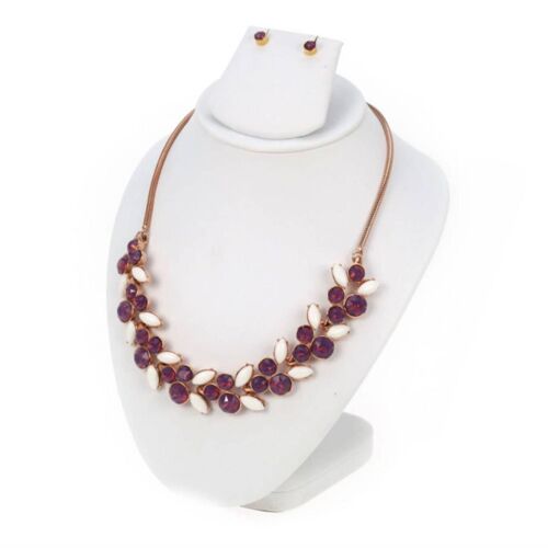 Kyles Collection | Evening Wear | Party Wear Necklace Set 2, Cyclamen Opal