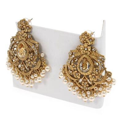 Kyles Collection | Indian Bridal Earrings | Swarovski 1