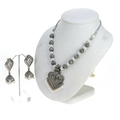 Kyles-Sammlung | Mala-Halskette | Perlenkette, königsgrüne Perlen
