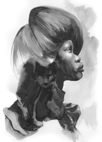 Affiche Olayinka - Série noire - Papier A2 2