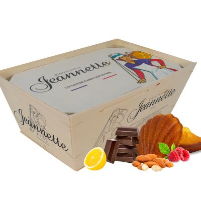 Bourriche Assortiment - 20 madeleines