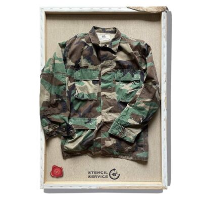 No puedo dormir camisa de camuflaje