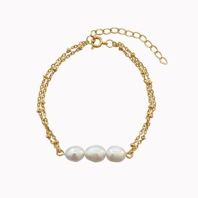 Bracelet Perles Or
