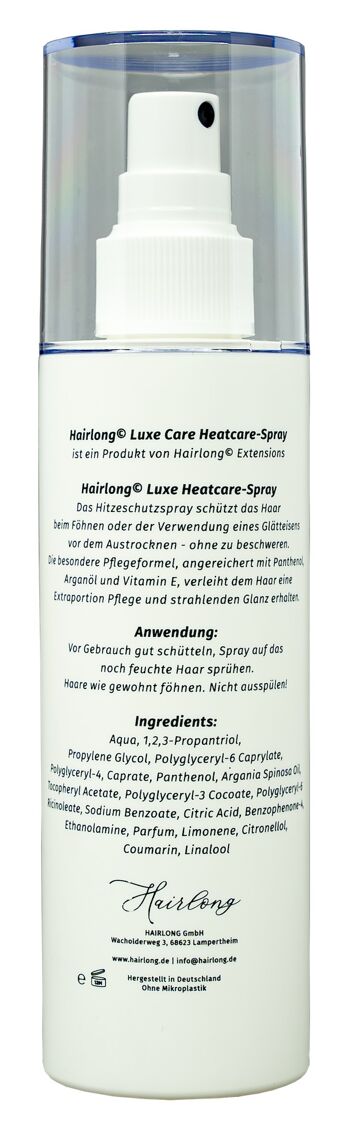 Hairlong Luxe Care Heat Care Spray 2