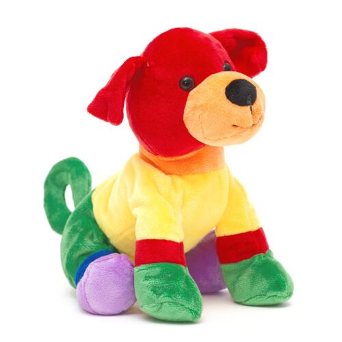 Puppy Dog Gay Pride Rainbow Soft Toy - 20cm