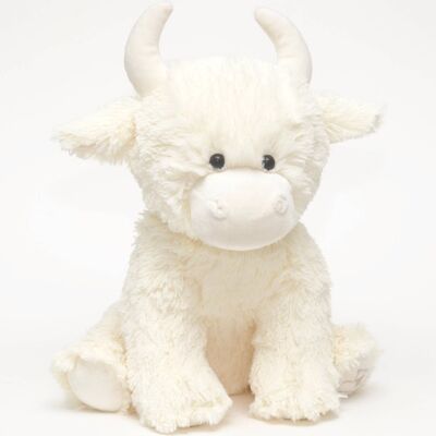 Highland Cow Large Cream Soft Toy - 30cm #SofterThanASoftThing CE/UKCA