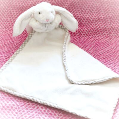 Bunny Toy Baby Soother Comforter Cream - 29 x 29cm