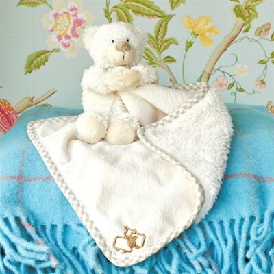 Trapunta per ciuccio per bebè Bear Toy - 29 x 29 cm
