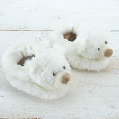 Bear Baby Slippers (0-6 months)
