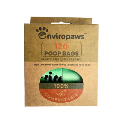 Enviropaws Compostable Poop Bags (120 bags)