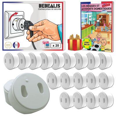 Baby Socket Covers - Removable Without Key - Pack of 20