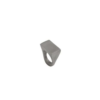 Bague chevaliere anthracite 2