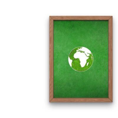 Quadro con Terra Verde 20x30cm - GreenHearth