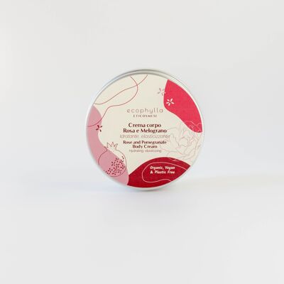 CREMA CORPO ELASTICIZANTE ROSA E MELOGRANO