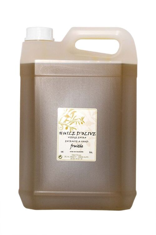 HUILE D’OLIVES VIERGE FRUITEE EN BIDON 5L