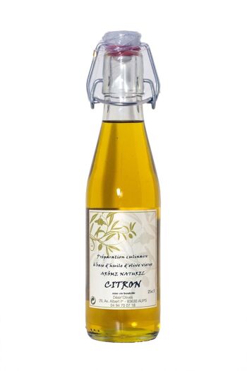 HUILE D’OLIVES Aromatisée CITRON 25CL