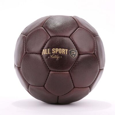 Mini ballon de foot cuir vintage personnalisable - All Sport Vintage