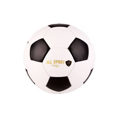 Pallone da calcio in pelle vintage anni '70