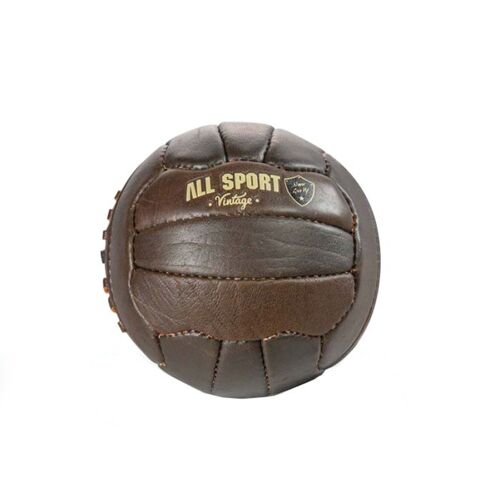 Baby-Ball Football En Cuir Vintage