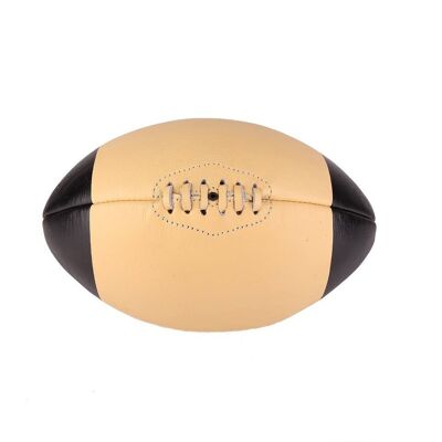 Customizable 80s Vintage Leather Rugby Ball