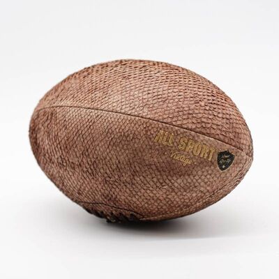 Pallone da rugby Gasthon personalizzabile in pelle di pesce