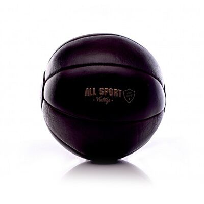 Medecine Ball en cuir vintage personnalisable