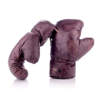 Gants de boxe en cuir vintage personnalisable