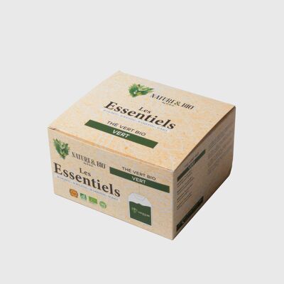 Organic Green Tea - Box of 50 infusettes Nature&Bio By DGC