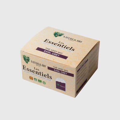 Organic Earl Gray Green Tea - Box of 50 infusettes Nature&Bio By DGC
