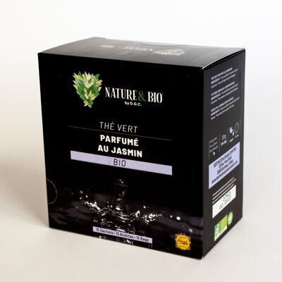 INFX15 Thé Vert Jasmin Bio (15x2g) Nature&Bio By DGC