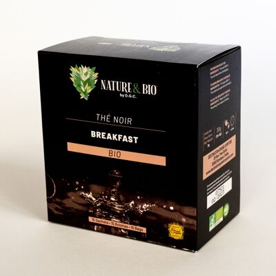 INFX15 Organic Breakfast Black Tea (15x2g) Nature&Bio By DGC
