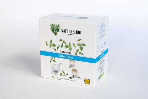 INFX15 Infusion Tilleul Bio (15x1.5g) Nature&Bio By DGC