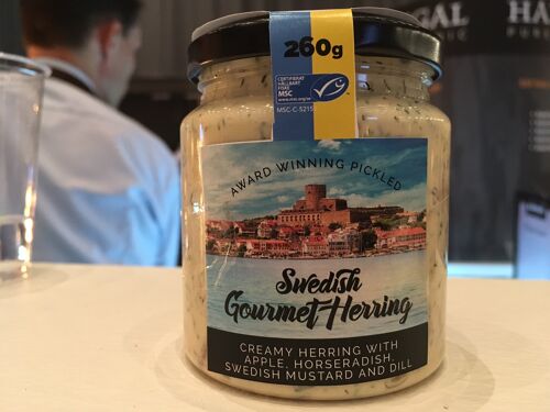 CREAMY HERRING WITH CAPERS & CHIVES - 260G