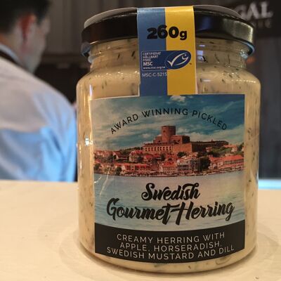 CREAMY HERRING WITH CAPERS & CHIVES - 260G