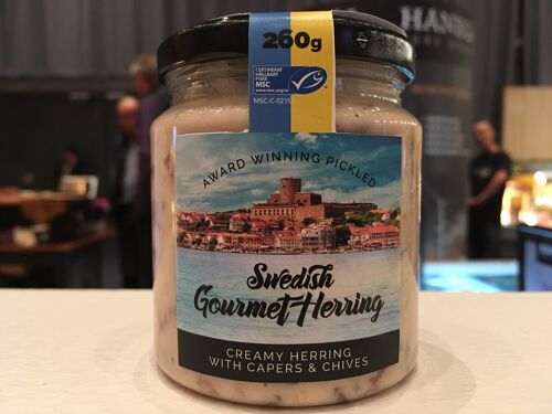 CREAMY HERRING WITH APPLE, HORSERADISH, SWEDISH MUSTARD AND DILL - 1440G