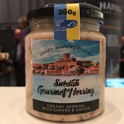 CREAMY HERRING WITH APPLE, HORSERADISH, SWEDISH MUSTARD AND DILL - 1440G