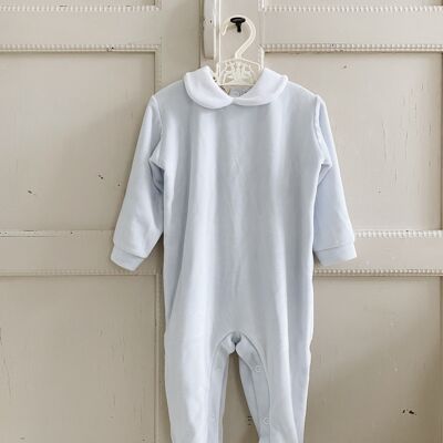 Velvet Onesie - Baby Blue