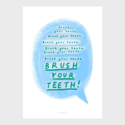 A5 Putzen Sie Ihre Zähne