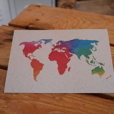 Postcard globetrotter