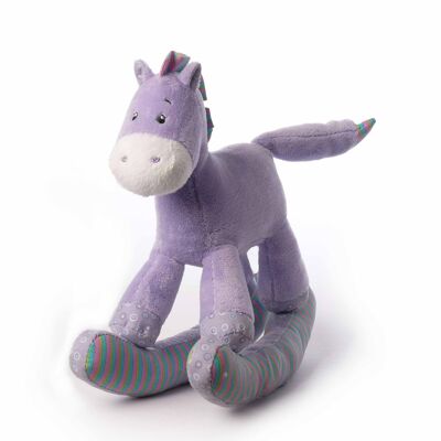 Caballito balancín morado 20 cm