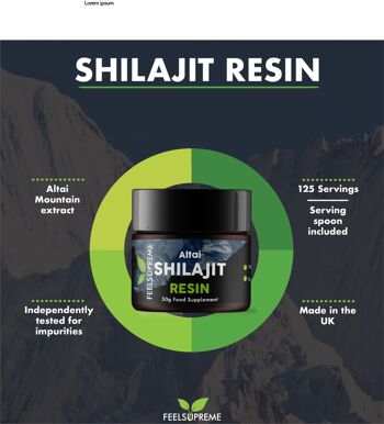 Altaï Shilajit Résine | 50g | 80+ oligo-éléments 3
